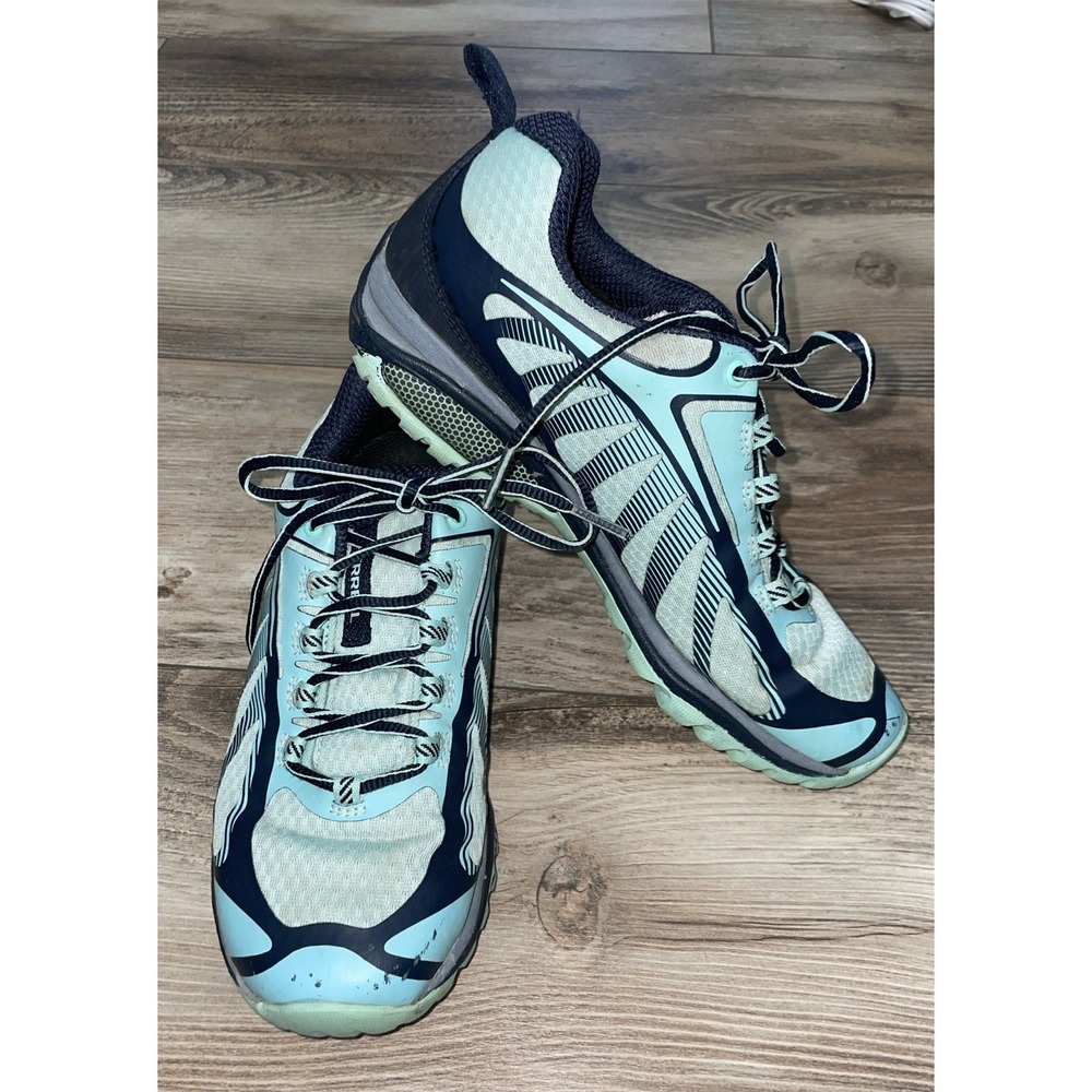 Merrell Shoes Womens 6 Siren Edge 3 Hiking Sneakers Teal Lace Up Low J034430